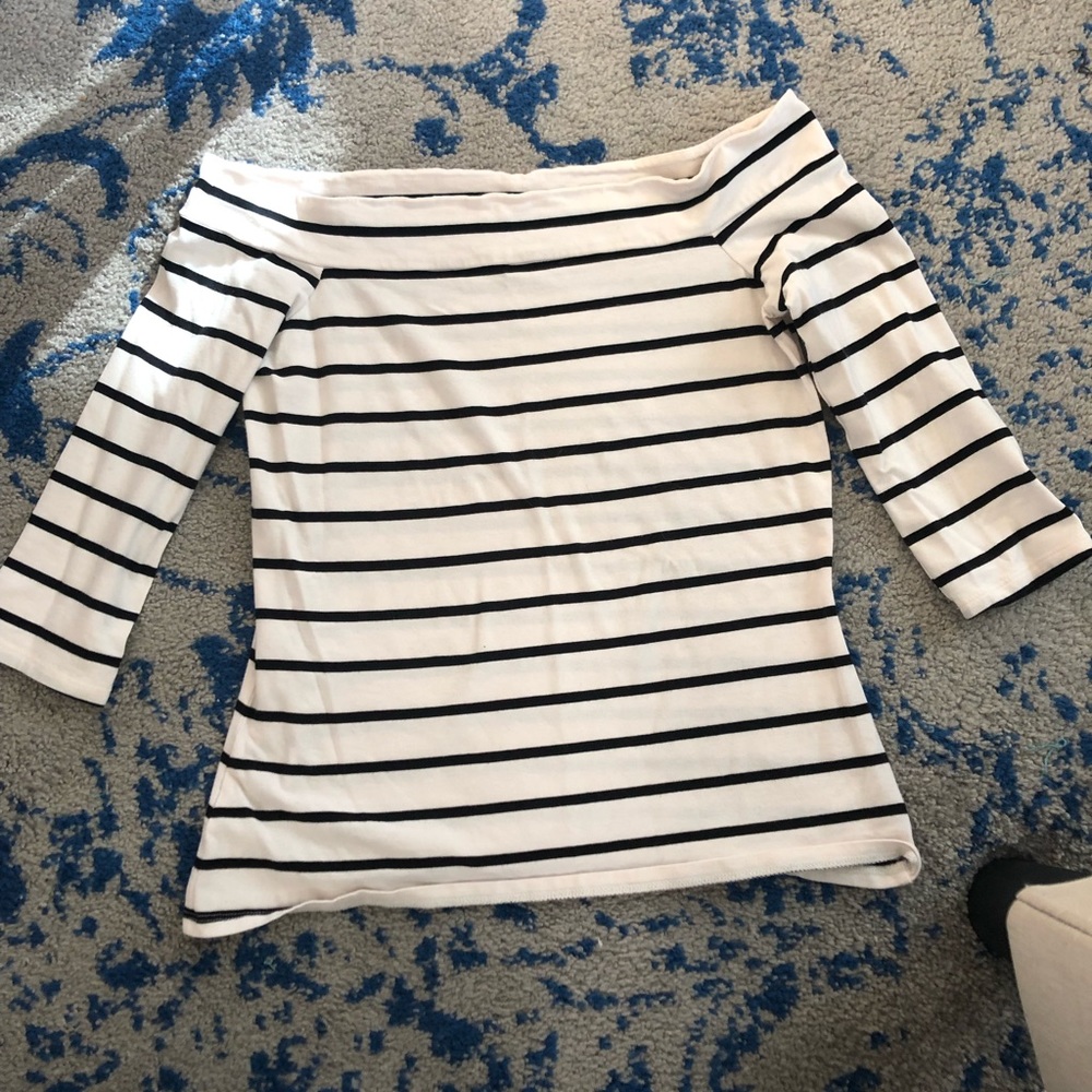 Off the shoulder top from LOFT